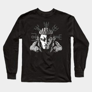 Viking Female Warrior Long Sleeve T-Shirt